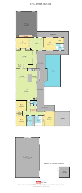 9 Pell Street, Howlong, NSW, 2643 - Floorplan 1