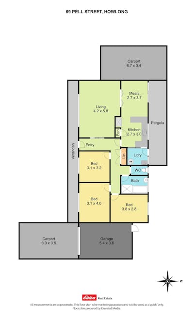 69 Pell Street, Howlong, NSW, 2643 - Floorplan 1