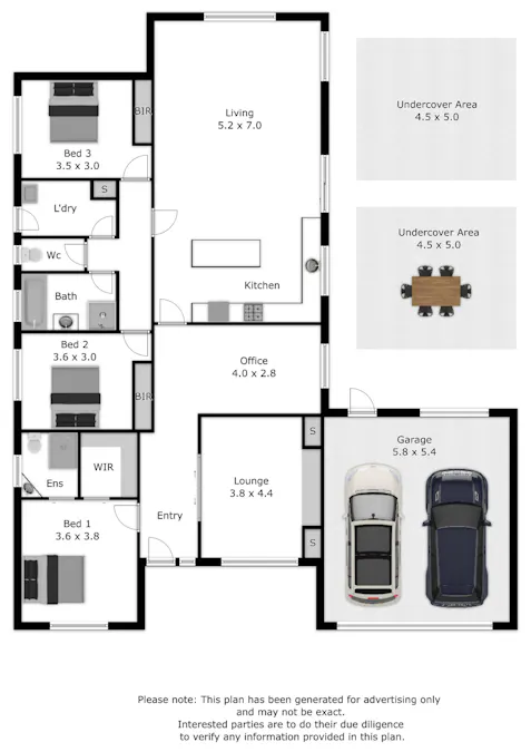 4 Muscat Court, Rutherglen, VIC, 3685 - Floorplan 1