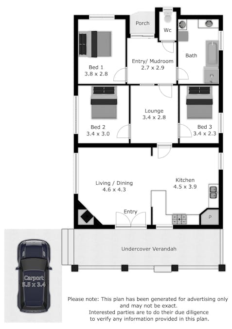 4 Windham Street, Yackandandah, VIC, 3749 - Floorplan 1