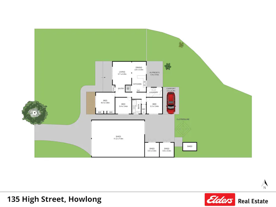 135 High Street, Howlong, NSW, 2643 - Floorplan 1