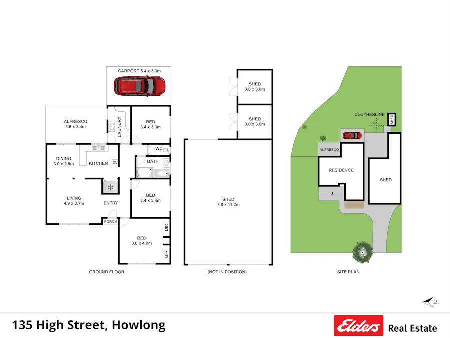 135 High Street, Howlong, NSW, 2643 - Floorplan 2