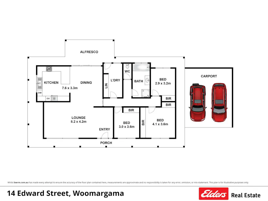 14 Edward Street, Woomargama, NSW, 2644 - Floorplan 1