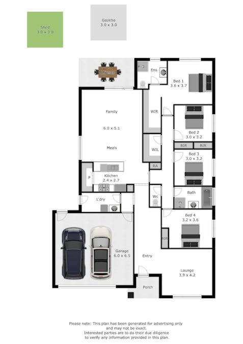 59 Freeman Crescent, Baranduda, VIC, 3691 - Floorplan 1