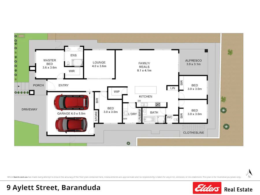 9 Aylett Street, Baranduda, VIC, 3691 - Floorplan 1