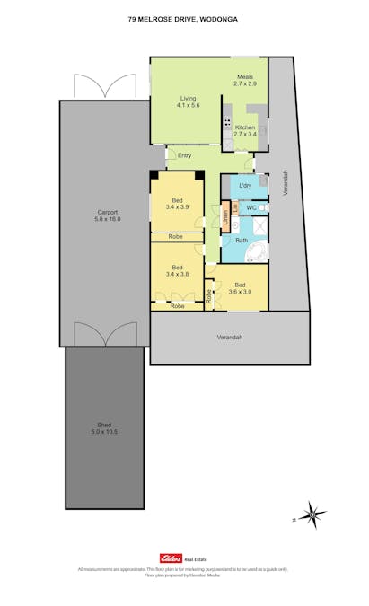 79 Melrose Drive, West Wodonga, VIC, 3690 - Floorplan 1