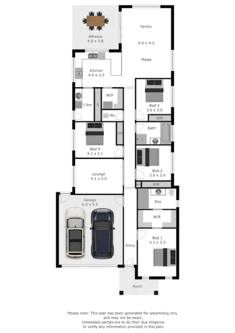 42 Bradbury Lane, Baranduda, VIC, 3691 - Floorplan 1