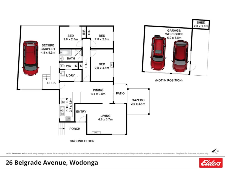 26 Belgrade Avenue, Wodonga, VIC, 3690 - Floorplan 1