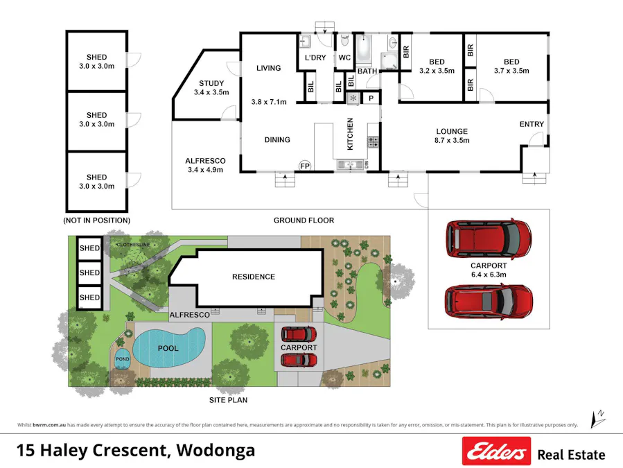 15 Haley Crescent, Wodonga, VIC, 3690 - Floorplan 2