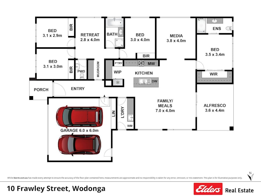 10 Frawley Street, Wodonga, VIC, 3690 - Floorplan 1
