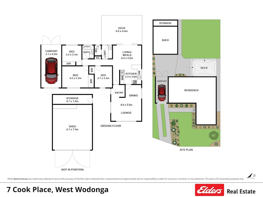 7 Cook Place, West Wodonga, VIC, 3690 - Floorplan 1