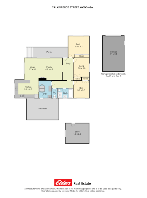 75 Lawrence Street, Wodonga, VIC, 3690 - Floorplan 1