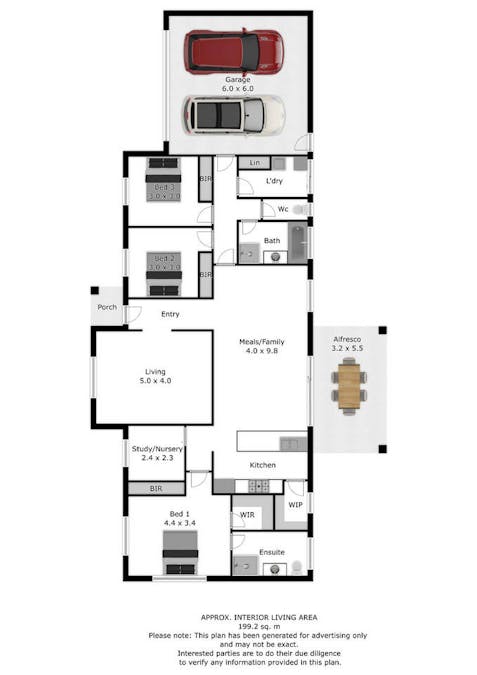 19 Bettong Street, Thurgoona, NSW, 2640 - Floorplan 1