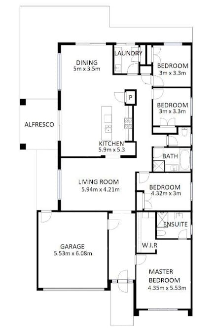 41 Rogers Avenue, Wodonga, VIC, 3690 - Floorplan 1