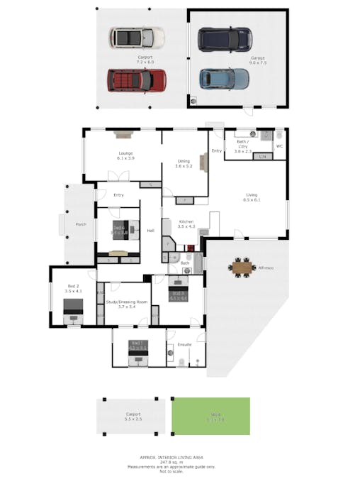 185-187 Federation Avenue, Corowa, NSW, 2646 - Floorplan 1