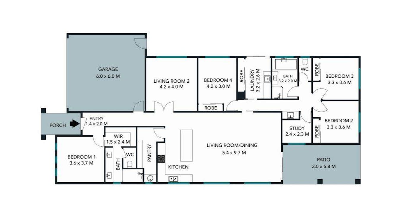 24 Maygar Avenue, Wodonga, VIC, 3690 - Floorplan 1