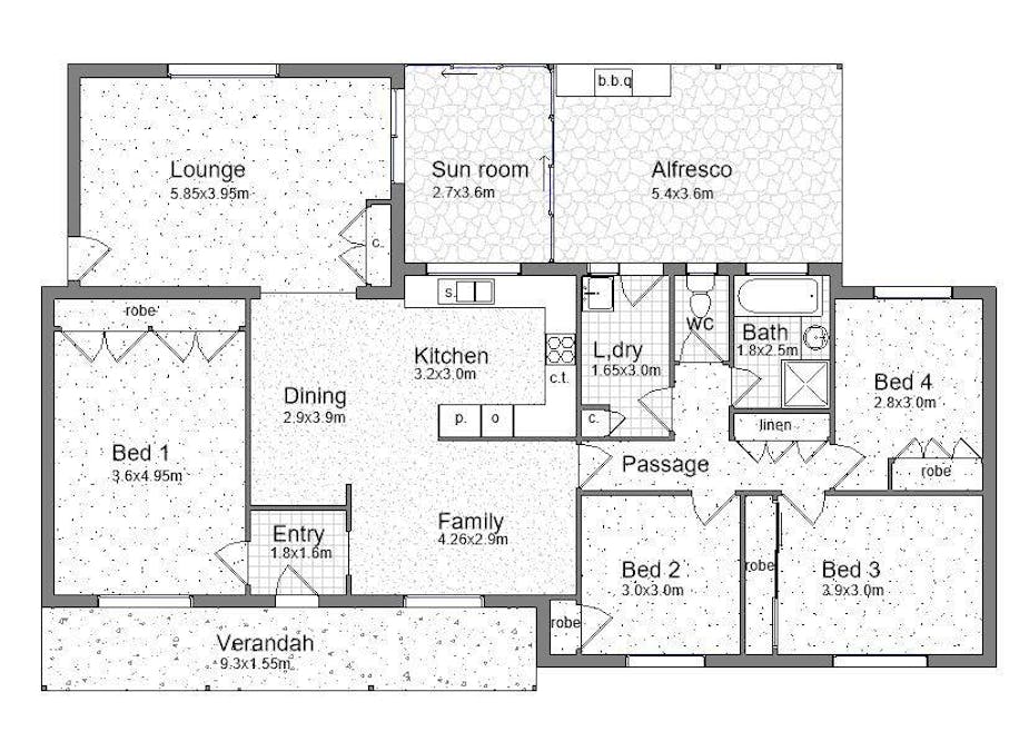 75 Mayfair Drive, Wodonga, VIC, 3690 - Floorplan 1