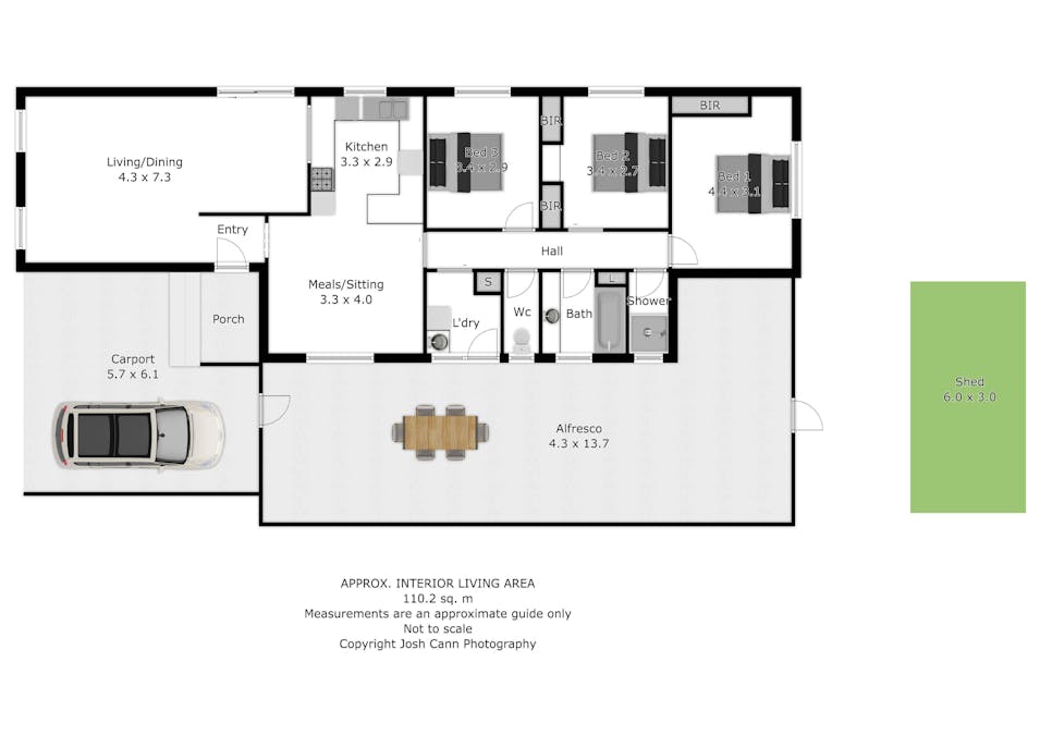 315 Lawrence Street, Wodonga, VIC, 3690 - Floorplan 1