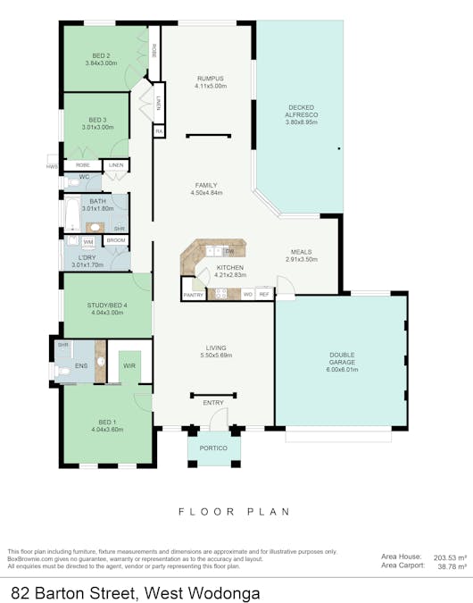 82 Barton Street, West Wodonga, VIC, 3690 - Floorplan 1