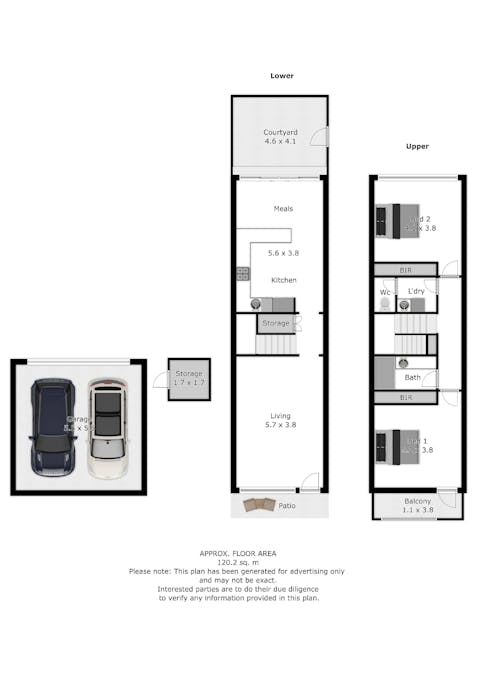 1/350 Beechworth Road, Wodonga, VIC, 3690 - Floorplan 1
