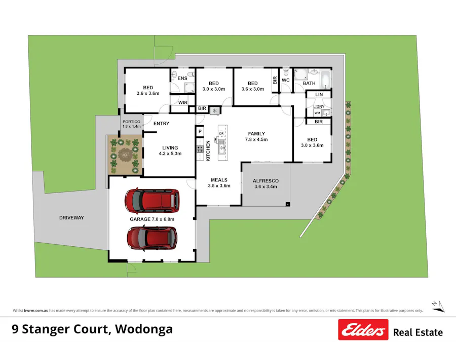 9 Stanger Court, Wodonga, VIC, 3690 - Floorplan 2