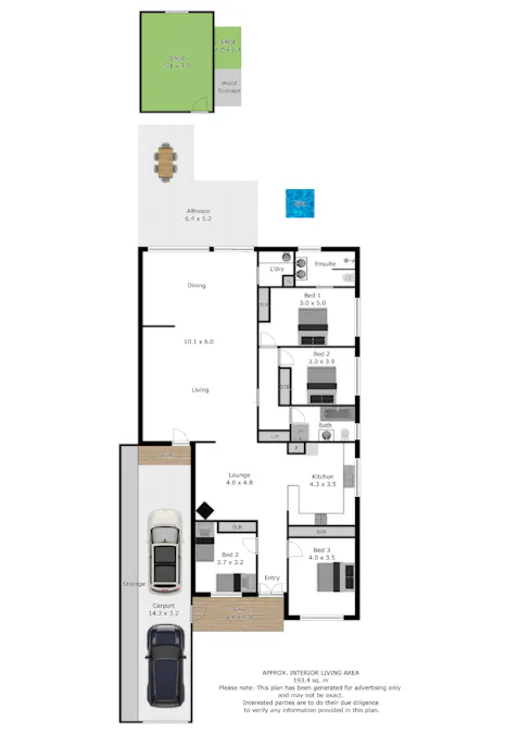 104 Tarakan Street, Wodonga, VIC, 3690 - Floorplan 1