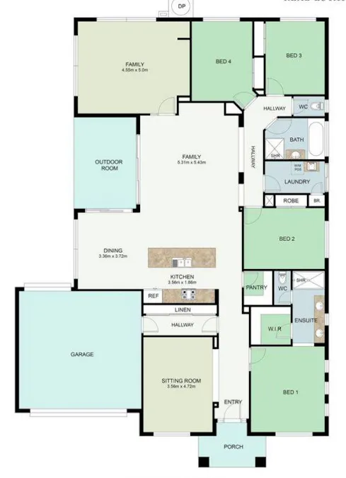 3 Coulston Street, Wodonga, VIC, 3690 - Floorplan 1