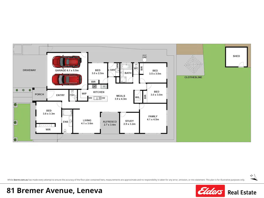 81 Bremer Avenue, Leneva, VIC, 3691 - Floorplan 1