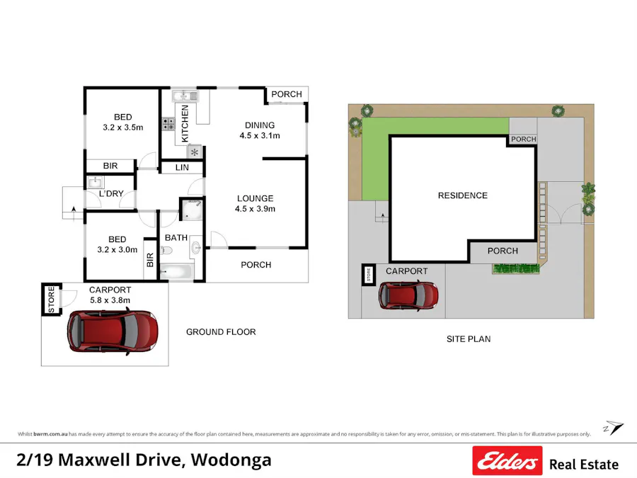2/19 Maxwell Drive, Wodonga, VIC, 3690 - Floorplan 1