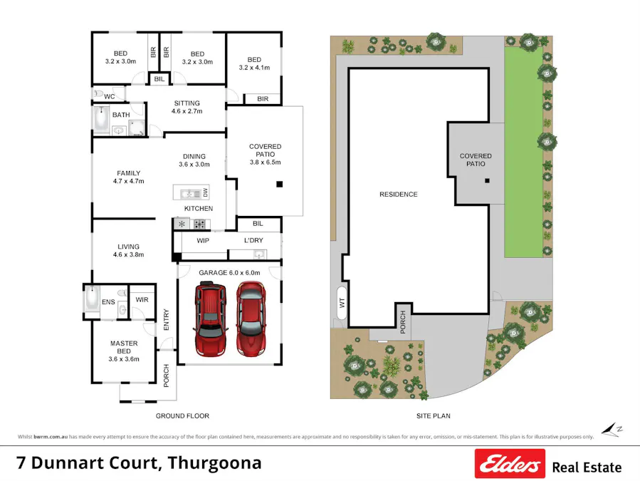 7 Dunnart Court, Thurgoona, NSW, 2640 - Floorplan 1