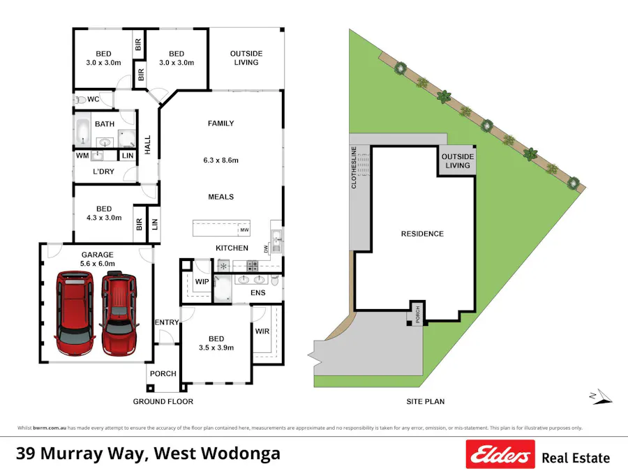 39 Murray Way, West Wodonga, VIC, 3690 - Floorplan 1