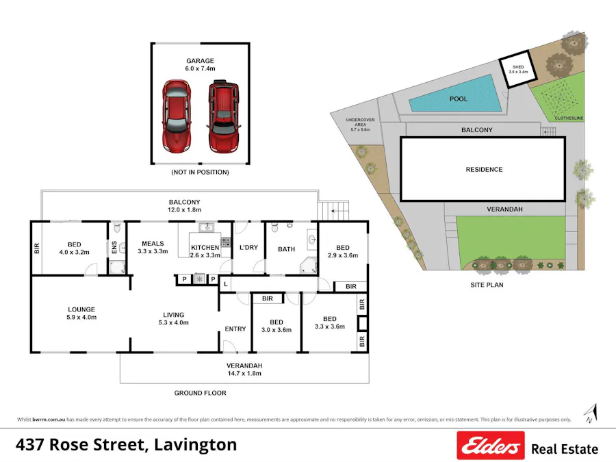 437 Rose Street, Lavington, NSW, 2641 - Floorplan 1