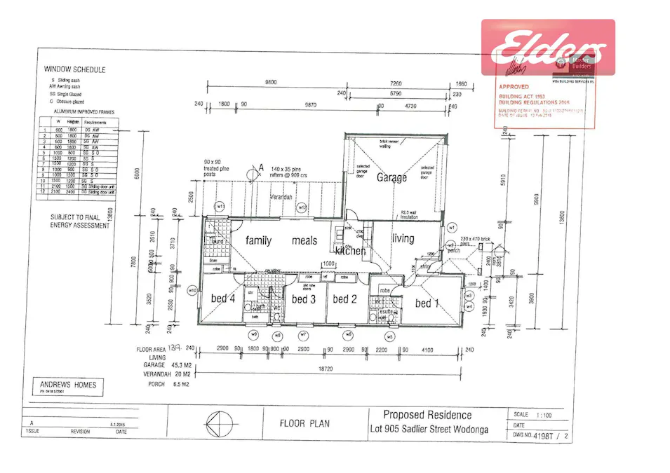 40 Sadlier Street, Wodonga, VIC, 3690 - Floorplan 1