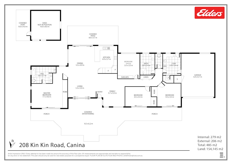 208 Kin Kin Road, Canina, QLD, 4570 - Floorplan 1