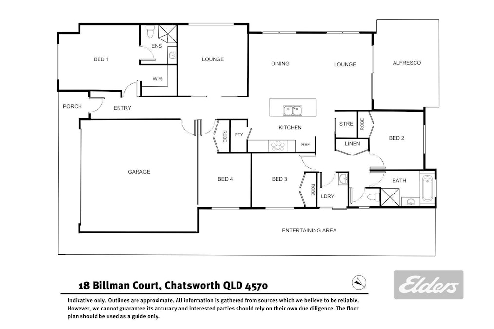 18 Billman Court, Chatsworth, QLD, 4570 - Floorplan 1