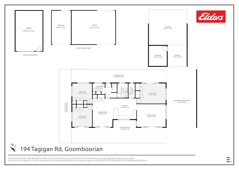 194 Tagigan Road, Goomboorian, QLD, 4570 - Floorplan 1