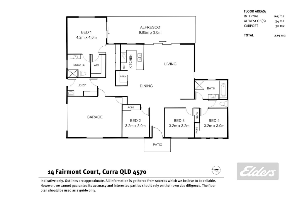 14 Fairmont Court, Curra, QLD, 4570 - Floorplan 1