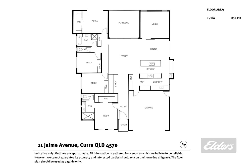 11 Jamie Avenue, Curra, QLD, 4570 - Floorplan 1