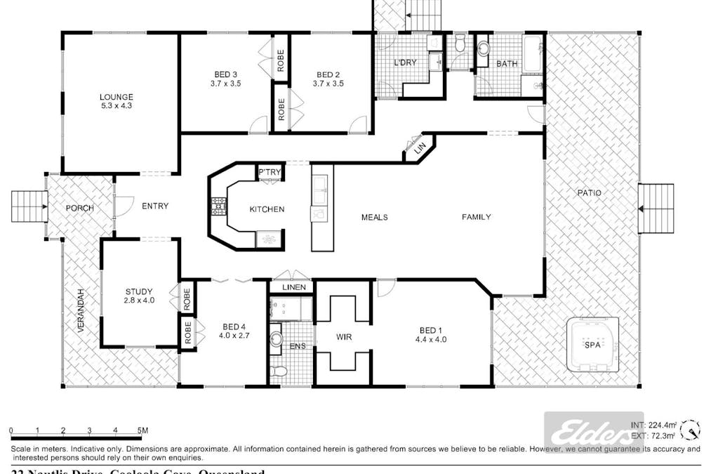 22 Nautilus Drive, Cooloola Cove, QLD, 4580 - Floorplan 1