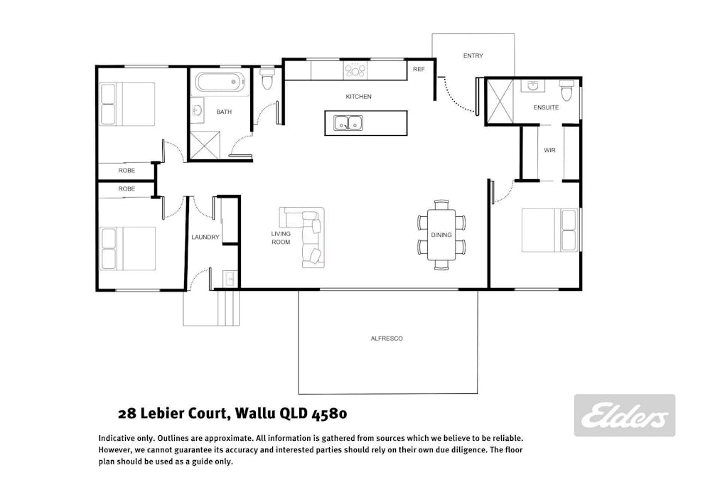 28 Lebier Court, Wallu, QLD, 4570 - Floorplan 1