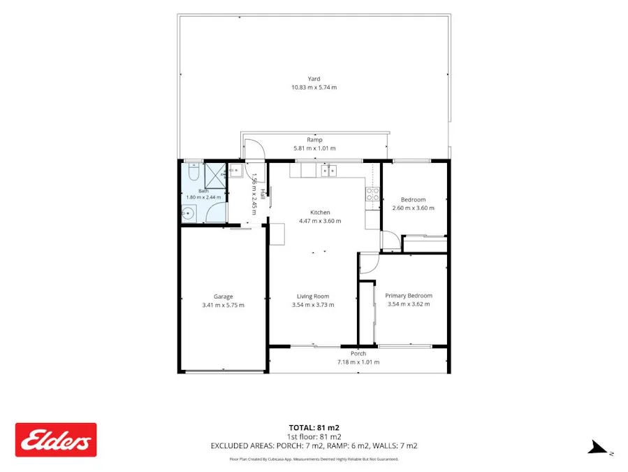 2/2a Woodbine Street, Gympie, QLD, 4570 - Floorplan 1