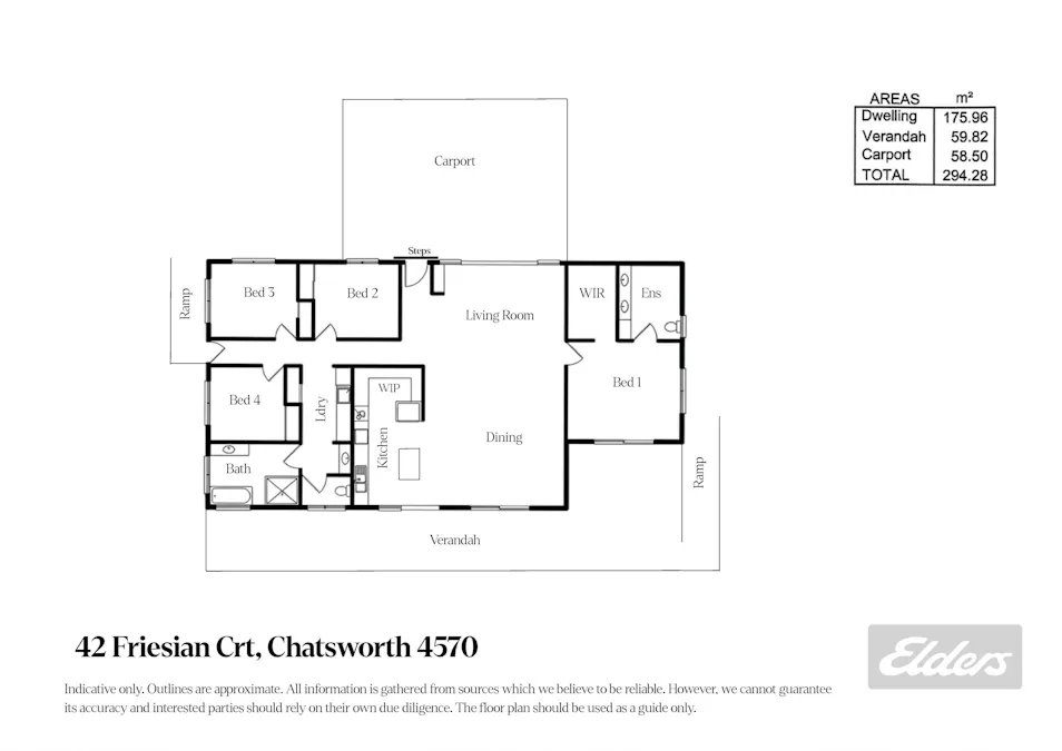 42 Friesian Court, Chatsworth, QLD, 4570 - Floorplan 1