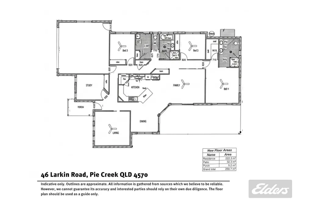 46 Larkin Road, Pie Creek, QLD, 4570 - Floorplan 1