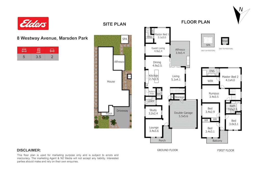 8 Westway Ave , Marsden Park, NSW, 2765 - Floorplan 1