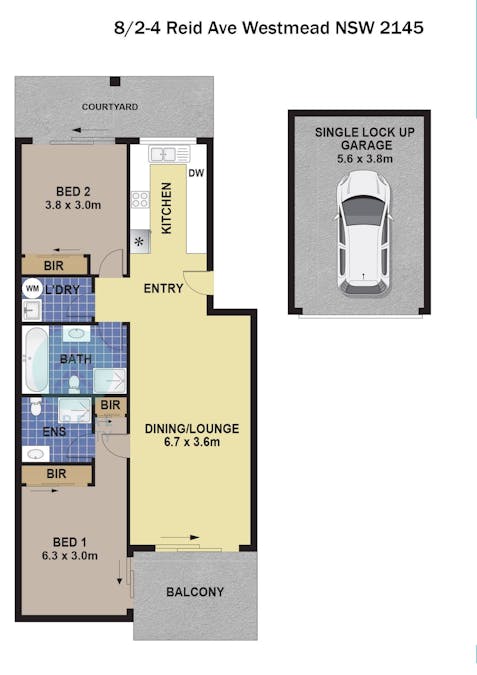 8/2-4 Reid Avenue, Westmead, NSW, 2145 - Floorplan 1