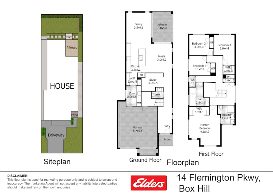 14 Flemington Parkway, Box Hill, NSW, 2765 - Floorplan 1