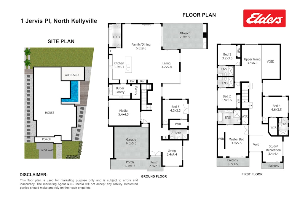 1 Jervis Place, North Kellyville, NSW, 2155 - Floorplan 1