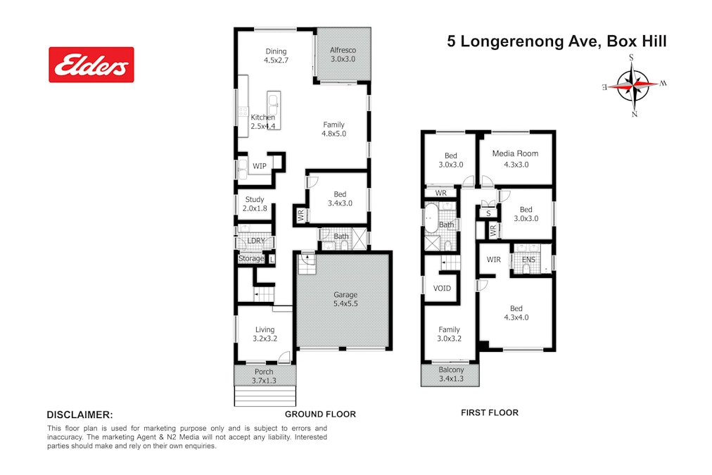 5 Longerenong Avenue, Box Hill, NSW, 2765 - Floorplan 1