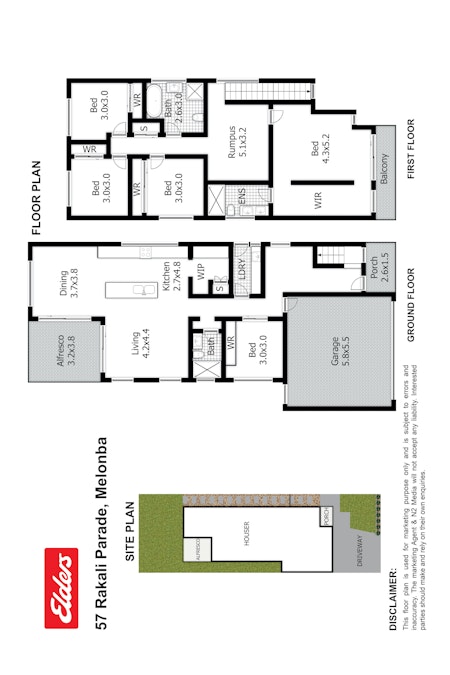 57 Rakali Parade, Marsden Park, NSW, 2765 - Floorplan 1