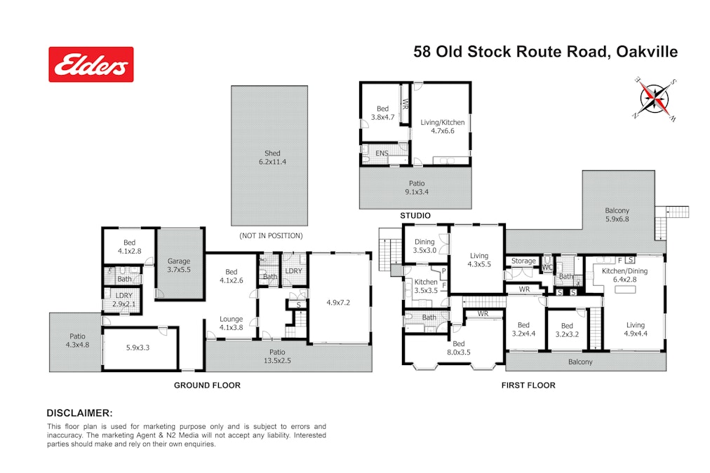 58 Old Stock Route Road, Oakville, NSW, 2765 - Floorplan 1